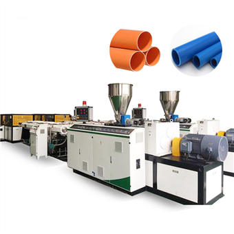 Pvc dubbele pijp extrusielijn